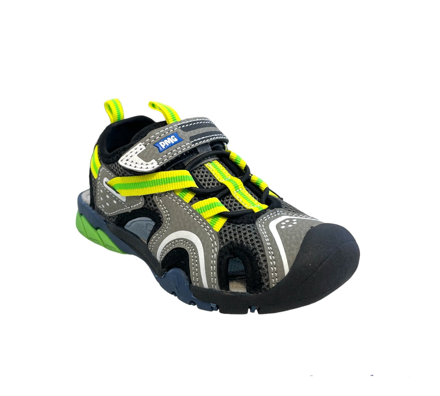 PRIMIGI 39700011B&G ACQUASPRINT sandalia cangrejera gris verde fluor