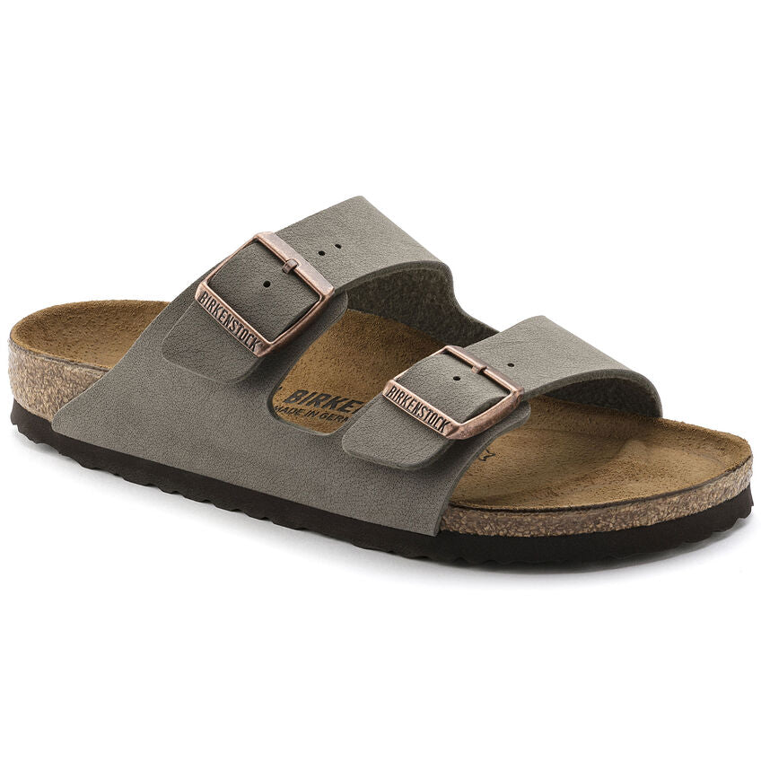 BIRKENSTOCK ARIZONA BFBC STONE sandalia de doble correa en nubuck