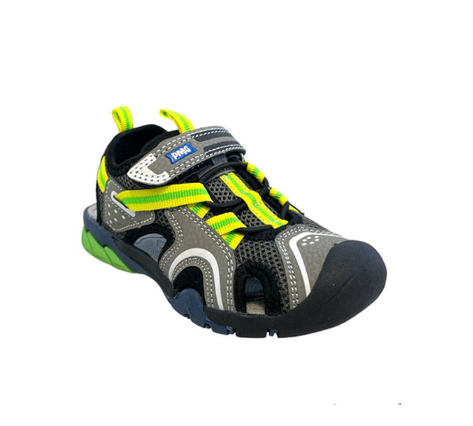 PRIMIGI 39700011B&G ACQUASPRINT sandalia cangrejera gris verde fluor