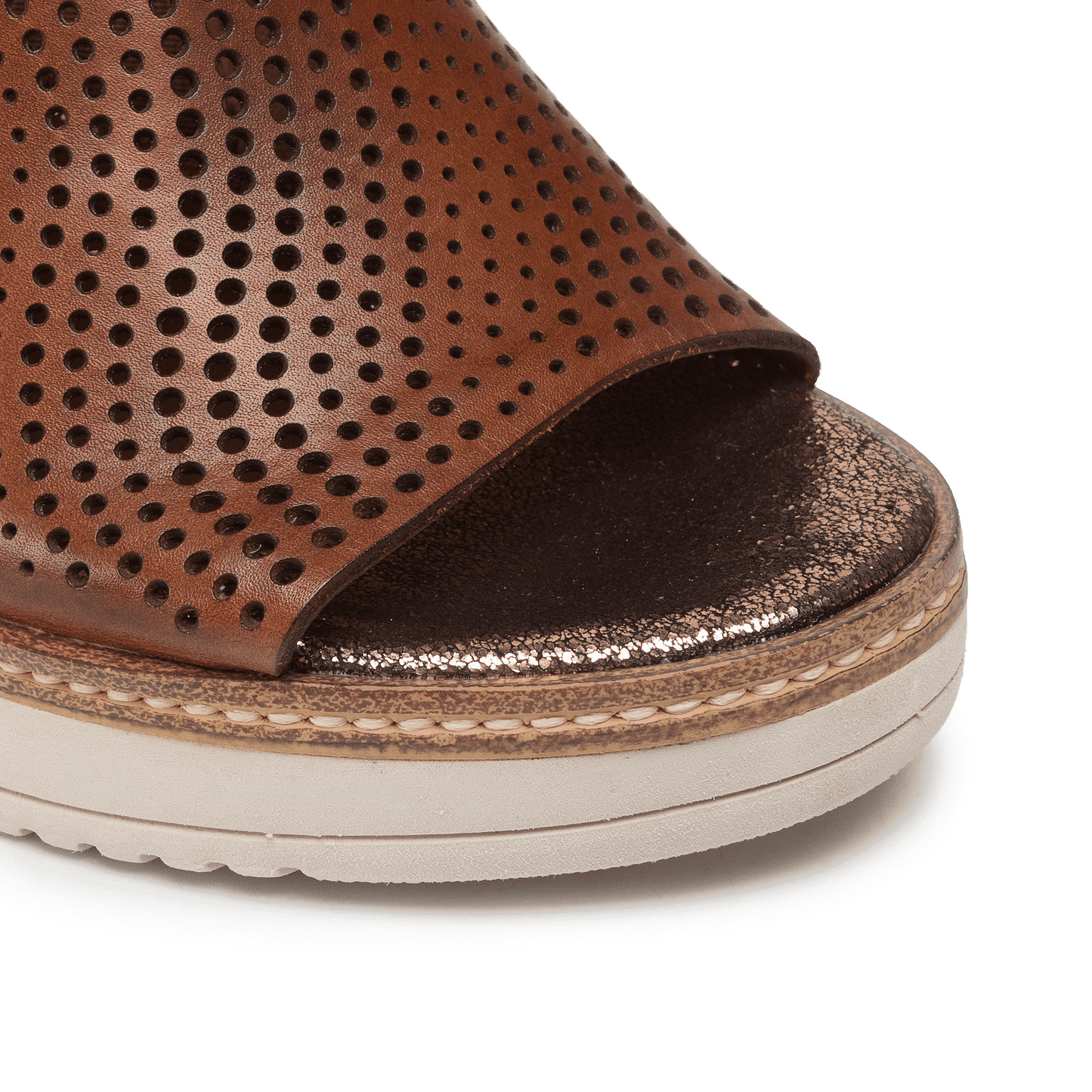 TAMARIS 1-28316-28 muscat sandalia media cuña nuez
